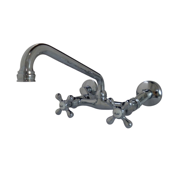 KS200C 6-Inch Adjustable Center Wall Mount Kitchen Faucet